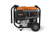 Generac 7676 GP8000E Portable Generator, Orange, Black