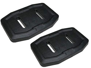 Set of 2 Genuine Husqvarna 583838801 Composite Skid Shoe OEM with Hardware