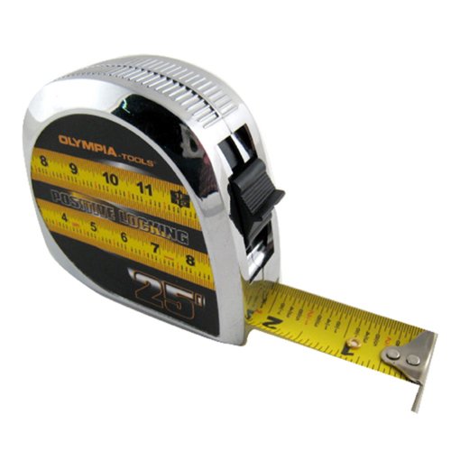 Olympia Tools Tape Measure, 43-125, 25 Feet