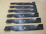 Husqvarna 6 Pack Genuine 532180054 Mower Blades Fits 48" Sears 180054 AYP OEM