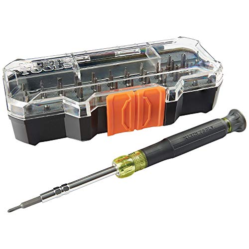 Precision Screwdriver Set with Case, All-in-One Multi-Function Repair Tool Kit Includes 39 Bits for Apple Products Klein Tools 32717