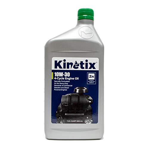 Kinetix High Performance Oils and Lubricants 10W-30 1 Quart Small Engine Oil