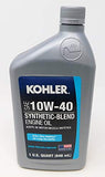 Kohler 25 357 71-S SAE 10W-40 Synthetic-Blend Engine Oil