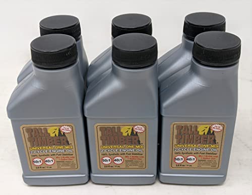 Tall Timber 6-Pack Full Synthetic Universal One-Mix 2-Cycle Oil 2.6 Oz #820324180