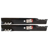 Longer Life 596-900 Gator Fusion G5 3-In-1 Mulching Blades to Replace 134149, 532134149, 139775, 532139775, 138971, 138498, 127843: Craftsman, Poulan, Husqvarna, Made in USA