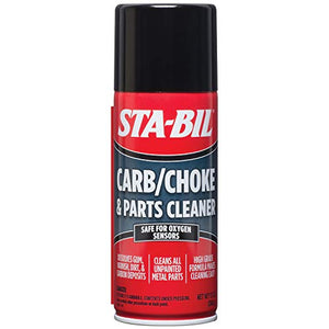 STA-BIL (22005 Carb/Choke and Parts Cleaner - Safe for Oxygen Sensors - Dissolves Gum, Varnish, Dirt, & Carbon Deposits - Cleans unpainted Metal Parts - High Grade Formula, 12.5 oz