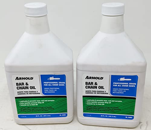 Arnold OL-20BC (Pack of 2) SAE 30 Bar and Chain Oil 20oz Bottle