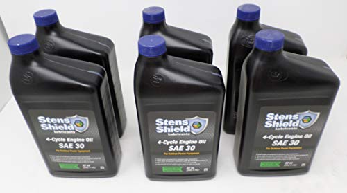 Stens Shield 770-031 SAE 30 4-Cycle Engine Oil Quart (Pack of 6)