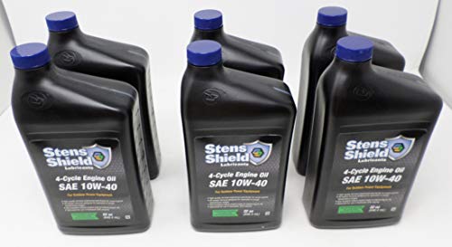 Stens Shield 770-140 SAE 10W-40 4-Cycle Engine Oil Quart (Pack of 6)