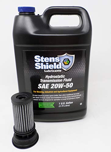 Stens 1-Gallon 20W-50 Hydro Change Kit w/Filter (Compatible with Toro 117-0390, Exmark 116-0164)