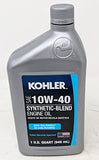 Kohler Oil Filter 12 050 01-S Change Kit w/Oil Pad 2 Quarts 10W-40 Oil and Fuel Treatment