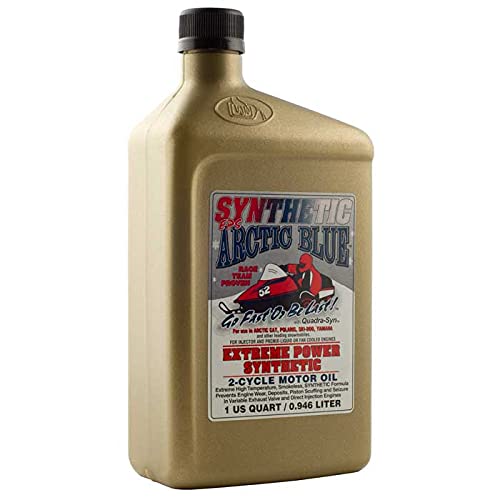 Arctic Blue EPS Synthetic Snowmobile Oil 2-Cycle Quart 1026-4085