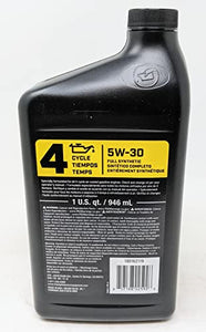 Champion 100162119 Full Synthetic Motor Oil 5W-30 Quart Bottle