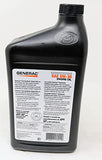 Generac 0J5140 Full Synthetic Motor Oil 5W-30 SN Quart Bottle