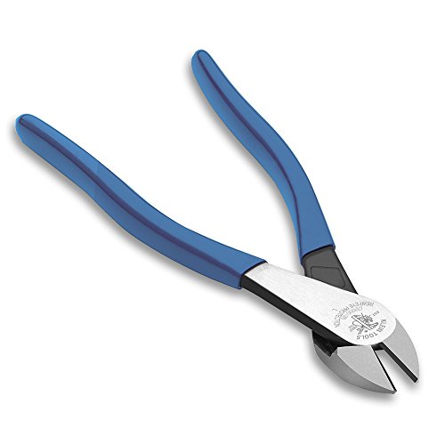 Klein Tools D2000-48 Pliers, Linemans Diagonal Cutting Pliers with High Leverage Design, 8-Inch