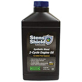 Stens New 2-Cycle Engine Oil 770-126 Replacement 770-129, Black