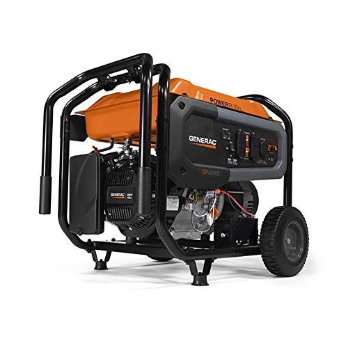 Generac 76861 GP8000E 420 PR 49 St./CAN Portable Generator, Orange, Black