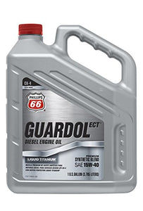 Phillips 66 1077869 Diesel Engine Oil (Guardol ECT- API CK-4 with Liquid Titanium 15W40-1 Gallon), 128 fl. oz, 1 Pack