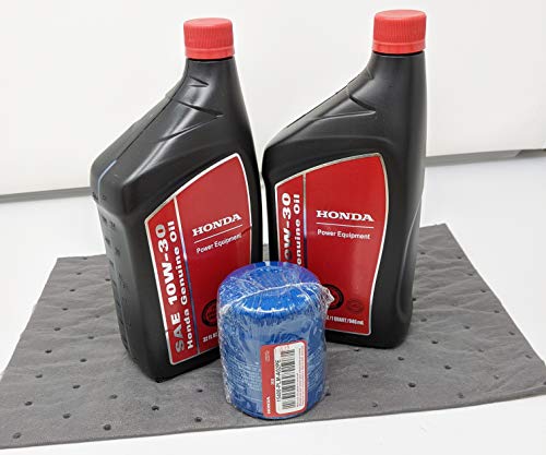 Honda Genuine 08207-10W30 Oil Change Kit w/Oil pad and 10W-30 Oil