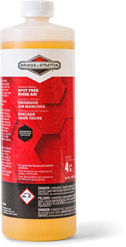 Briggs & Stratton 6834 Spot Free Rinse Aid Concentrate for Pressure Washers, 32-Ounce