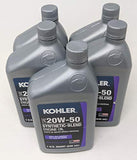 Kohler 5-Quarts 25 357 68-S Synthetic Blend SAE 20W50 4-Cycle Engine Oil