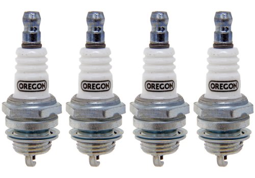 Oregon (4 Pack) 77-316-1-4pk Spark Plug Replaces Champion DJ6J, Bosch HS5E, NGK BP6ES