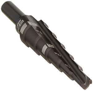 Milwaukee Power Extensions Electric Step Drill Bit, NO 2, 3/16" to 1/2"