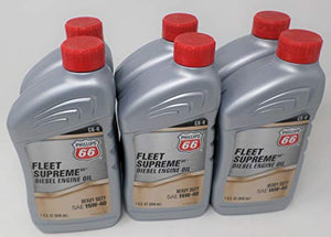 Phillips 66 15W40 Fleet Supreme Oil Quart 1078291 (Pack of 6)