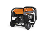 Generac 7676 GP8000E Portable Generator, Orange, Black