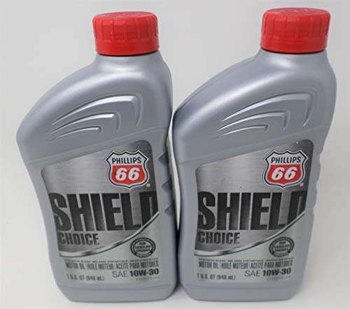 Phillips 66 10W30 Shield Choice Oil Quart 1081431 (Pack of 2)