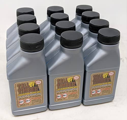 Tall Timber (Case of 12) Full Synthetic Universal One-Mix 2-Cycle Oil 2.6 Oz #820324180