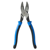 Klein Tools J2000-9NE Side Cutter Linemans Pliers, High Leverage 9-Inch Pliers Cut ACSR, Screws, Nails, Wire