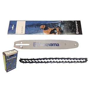 Husqvarna 12" Chainsaw Bar (596009745) & Chain (585422145) Kit 3/8" .050" 45 DL