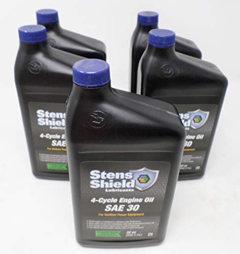 Stens Shield 5-Pack 770-031 SAE 30 4-Cycle Engine Oil Quart