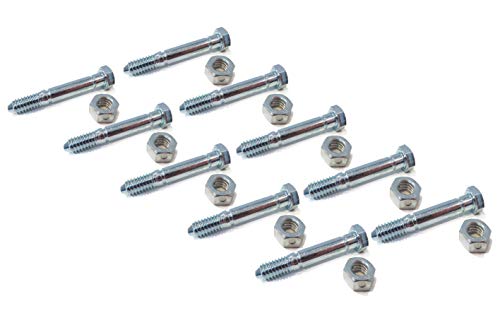 (10pk) 916 Rotary Shear Pins & Lock-Nut Compatible With Ariens 510015, 051001500 __#G451YH4 51IO3478098