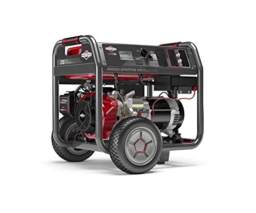 Briggs & Stratton ELITE7000 7000W Portable Generator with CO Guard and Key Electric Start and Remote Choke, Powered by Briggs & Stratton, 030740