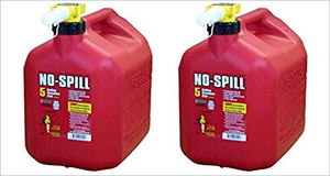 No Spill Plastic Gas Can 5 gal.