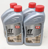 Phillips 66 4T SAE20W-50 4-Cycle Engine Oil Quart for ATV and Motorcycles (4-Pack)