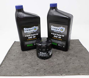 Stens SAE 30 Oil Change Kit 2-Quarts Oil and Filter (Replaces Kohler 52 050 02-s)