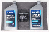 Kohler Oil Filter 12 050 01-S Change Kit w/Oil Pad and 2 Quarts 10W-40 Oil