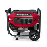 Powermate P0081200 Gas Generator 4500 Watt CO Sensor 50 ST, Powered by Generac