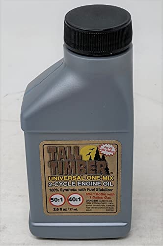 Tall Timber Full Synthetic Universal One-Mix 2-Cycle Oil 2.6 Oz #820324180