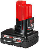 Milwaukee 48-11-2412 Twin Pack of 3.0 Amp Hour Extended Capacity 12V Lithium Ion Batteries