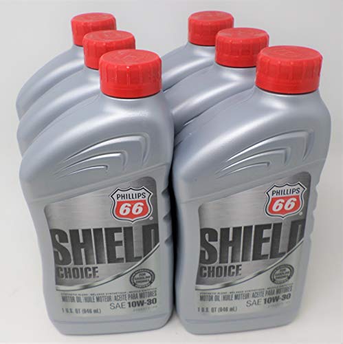 Phillips 66 10W30 Shield Choice Oil Quart 1081431 (Pack of 6)