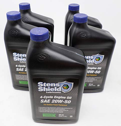 Stens Shield 5-Pack 770-250 SAE 20W-50 4-Cycle Engine Oil Quart