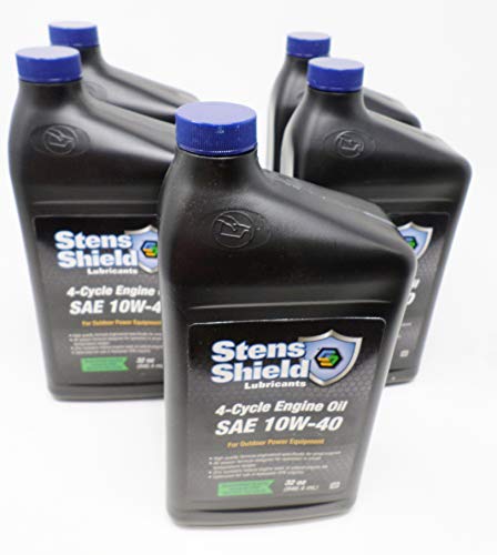 Stens Shield 5-Pack 770-140 SAE 10W-40 4-Cycle Engine Oil Quart