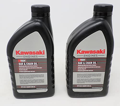 Kawasaki Pack of 2 99969-6505 Bar & Chain Oil Quart