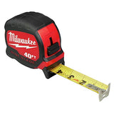 MILWAUKEE 40Ft Wide Blade Tape Measure