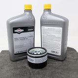 Briggs & Stratton 5W30 Synthetic Motor Oil Kit w/ 492932s Filter