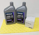 Genuine Kohler 52 050 02-S Oil Change Kit w/Oil pad and 20W-50 Oil